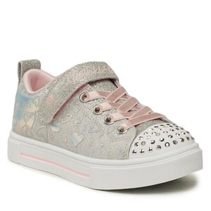 Sneakersy Skechers - Heather Charm 314787L/GYSL Gray/Silver.