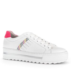 Sneakersy Gabor - 26.495.53 Weiss/Camelia.