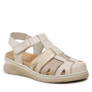 Sandále Rieker - V9251-60 Beige Kombi.