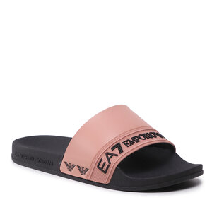 Šľapky EA7 Emporio Armani - XCP011 XK277 S658 Black/Cafe Cream/Sea World.
