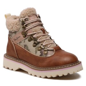 Outdoorová obuv Pepe Jeans - Leia K2 Girl PGS50188 Tobacco 859.