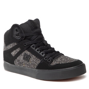 Sneakersy DC - Pure High-Top Wc ADYS400043 Black/Black/Battleship(KKB).