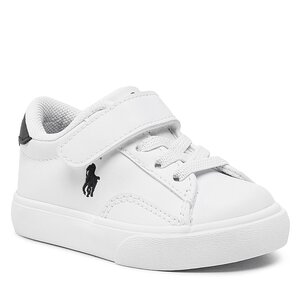 Sneakersy Polo Ralph Lauren - Theron V Ps RF104104 White Smooth PU/Navy w/ Navy PP.