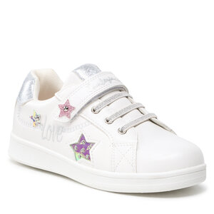 Topánky Lumberjack - 1 VELCRO AND ELASTIC LACE SNEAKER WHITE.