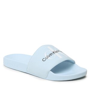 Šľapky Calvin Klein Jeans - Slide Monogram Co YW0YW00103 Chambray Sky C1Q.