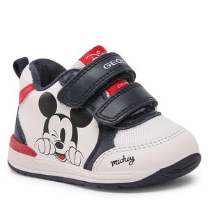 Poltopánky Geox - B Rishon Boy B350RB08554C0899 White/Navy.