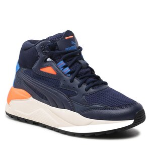 Sneakersy Puma - X-Ray Speed Mid Wtr Jr 387385 02 Peacoat/Blue/Nasturium.