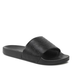 Šľapky Calvin Klein - Pool Slide - Hf Mono HW0HW01507 Black Mono 0GN.