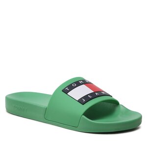Šľapky Tommy Jeans - Pool Slide Ess EM0EM01191 Coastal Green LY3.