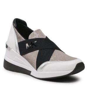 Sneakersy Michael Michael Kors - Geena Slip On Trainer 43F2GNFP3Y  Silver.