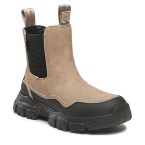 Členková obuv s elastickým prvkom Shaka - Trek Chelsea At 433201 Taupe.