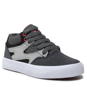 Sneakersy DC - Kalis Vulc Mid ADBS300367 Grey/Grey/Black (Xssk).