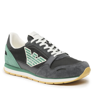 Sneakersy Emporio Armani - X4X537 XN730 S701 Dark Grey/Blk/Green.