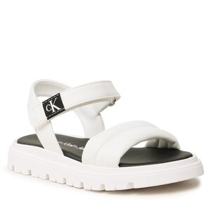 Sandále Calvin Klein Jeans - Velcro Sandal V4A2-80512-1614 White 100.