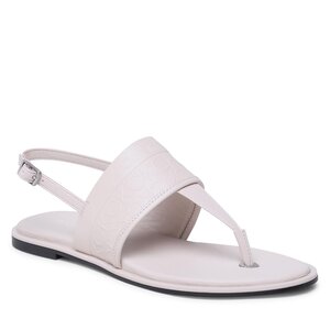 Sandále Calvin Klein - Almond Tp Sandal HW0HW01536 Crystal Gray Mono 0JX.