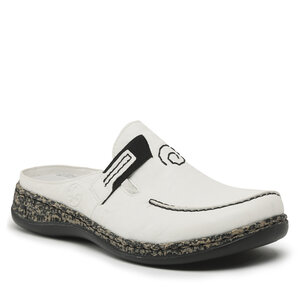 Šľapky Rieker - 46393-80 Weiss.