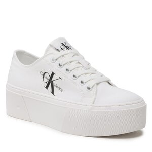Tenisky Calvin Klein Jeans - Cupsole Low Txt YW0YW01033 Triple White 01T.