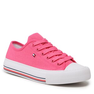 Plátenky Tommy Hilfiger - Low Cut Lace-Up T3A9-32677-0890313 S Fuchsia 313.