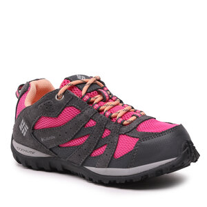 Trekingová obuv Columbia - Youth Redmond Waterproof BY2857 Dark Grey/Pink Ice 089.