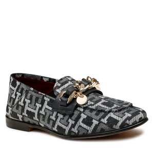 Lordsy Tommy Hilfiger - Chain Loafer Denim FW0FW06930 Denim Monogram 0G4.
