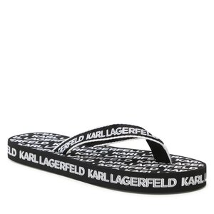 Žabky KARL LAGERFELD - KL81003 Y01 Black/White Weave.