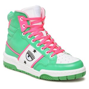 Sneakersy Chiara Ferragni - CF3114-078 Green/Pink Fluo.