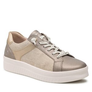 Sneakersy Remonte - D0J00-60 Beige Kombi.
