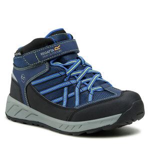 Trekingová obuv Regatta - Samaris V Mid Jnr RKF508 Prussian/Neon.