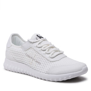 Sneakersy Calvin Klein Jeans - Eva Runner Monolog YM0YM00584 White YBR.