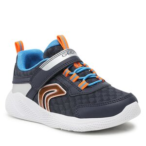 Sneakersy Geox - J Sprintye Boy J25GBB014CEC0673 S Navy/Silver.