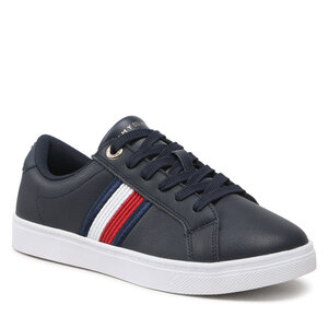 Sneakersy Tommy Hilfiger - Essential Stripes Sneaker FW0FW06903  Space Blue DW6.