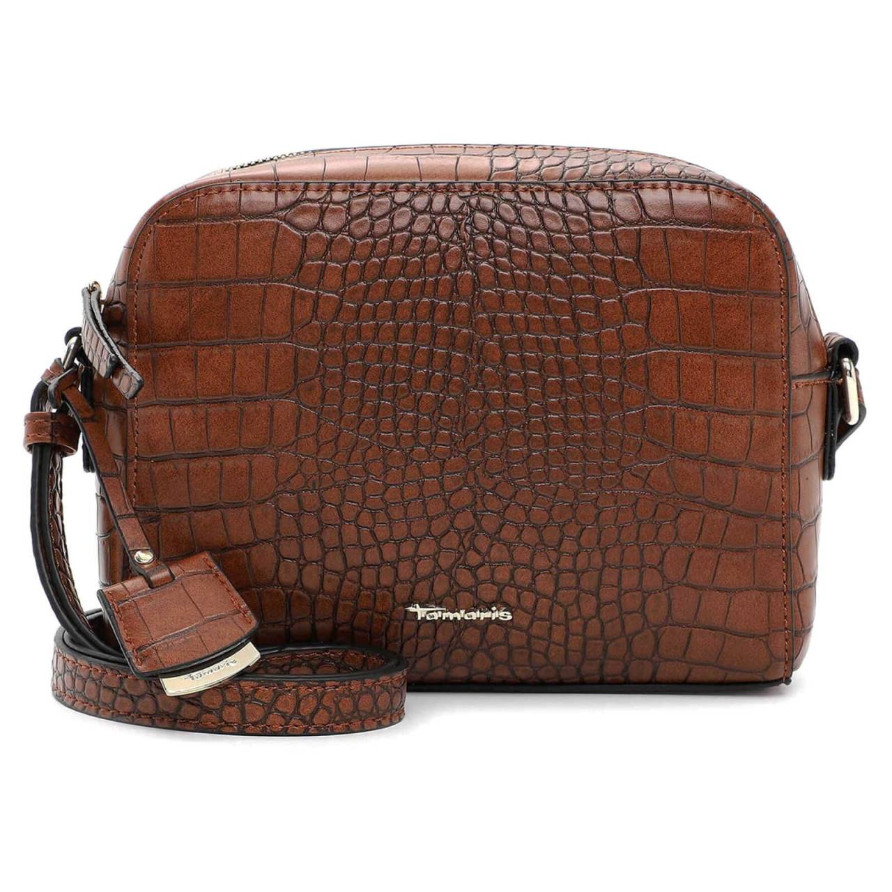 Dámska crossbody kabelka Tamaris Mauera - koňak.