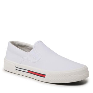 Tenisky Tommy Jeans - Slip On Wmn EN0EN02088 White 0K4.