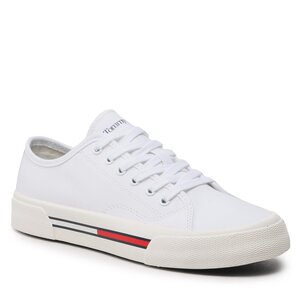 Tenisky Tommy Jeans - Low Cut Wmns Canvas EN0EN02085 White 0K4.
