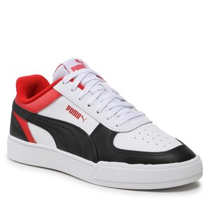 Sneakersy Puma - Caven Block Jr 391469 01 Puma White/Puma Black/Red.
