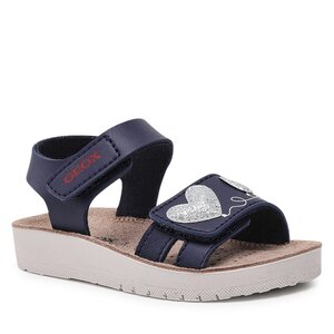 Sandále Geox - J Sandal Costarei Gi J35EAF000BCC0673 M Navy/Silver.