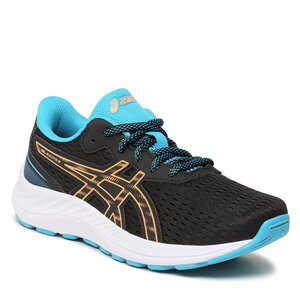 Topánky Asics - Gel-Excite 9 GS 1014A231 Black/Sun Peach 004.