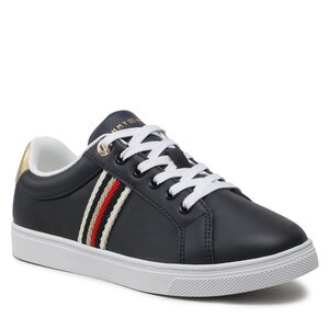 Sneakersy Tommy Hilfiger - Corporate Webbing Sneaker FW0FW07117 Space Blue DW6.