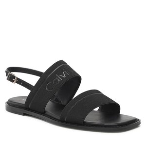 Sandále Calvin Klein - Squared Flat Sandal He HW0HW01496 Ck Black BEH.