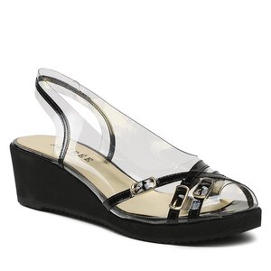 Sandále Azurée - Malub 8BN Vernis Noir.