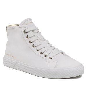 Sneakersy Tommy Hilfiger - Essential Highcut Sneaker FW0FW07120 White YBS.