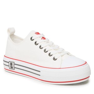 Plátenky Big Star Shoes - LL274180 Whitte.
