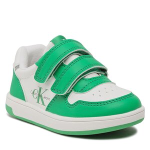 Sneakersy Calvin Klein Jeans - Low Cut Velcro Sneaker V1X9-80545-1355 Green/White X042.