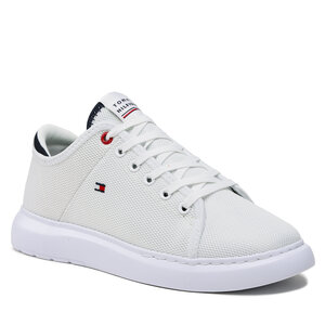 Sneakersy Tommy Hilfiger - Lightweight Textile Cupsole FM0FM04426 White YBS.