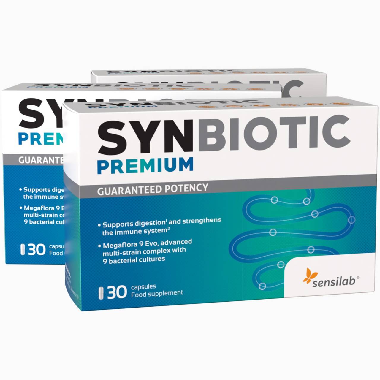 Synbiotic Premium - probiótico de alta qualidade: 3 caixas.