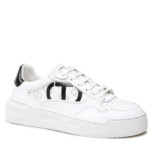 Sneakersy TWINSET - 231TCT040 Bic.Ottico/Nero.