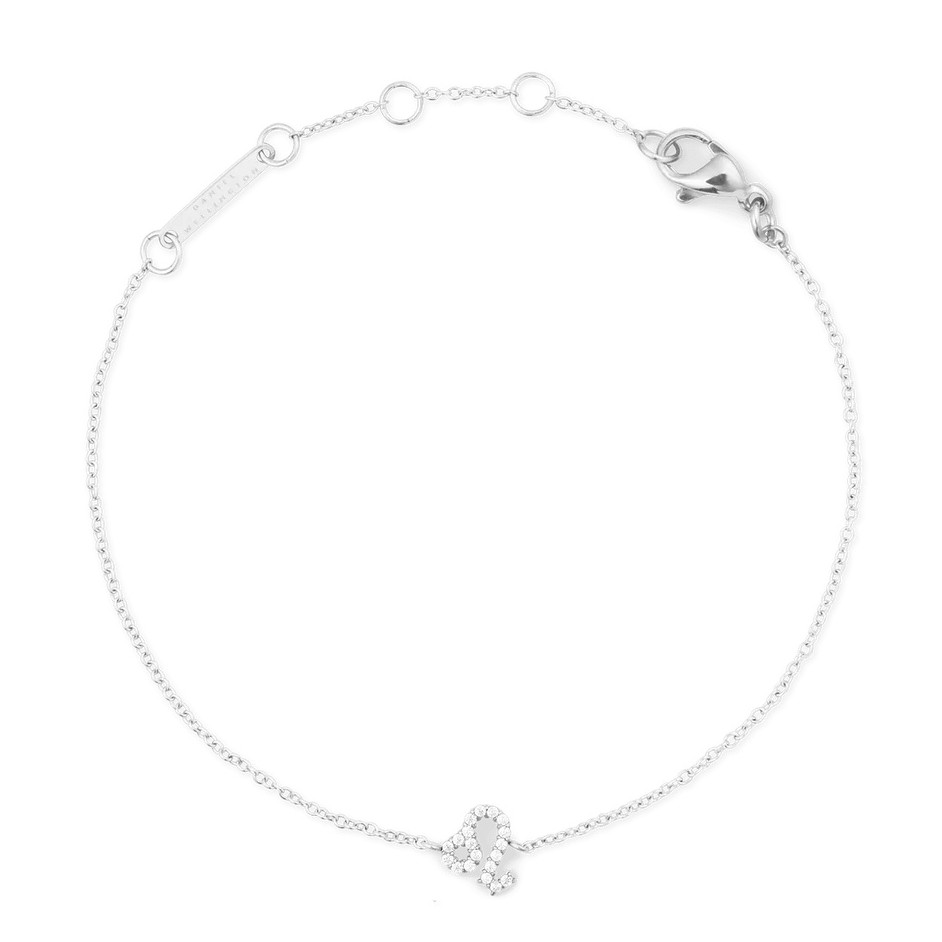 Daniel Wellington Oceľový retiazkový náramok znamenia Lev Crystal Zodiac DW00400935.