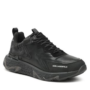 Sneakersy KARL LAGERFELD - KL52420 Black Lthr/Mono.