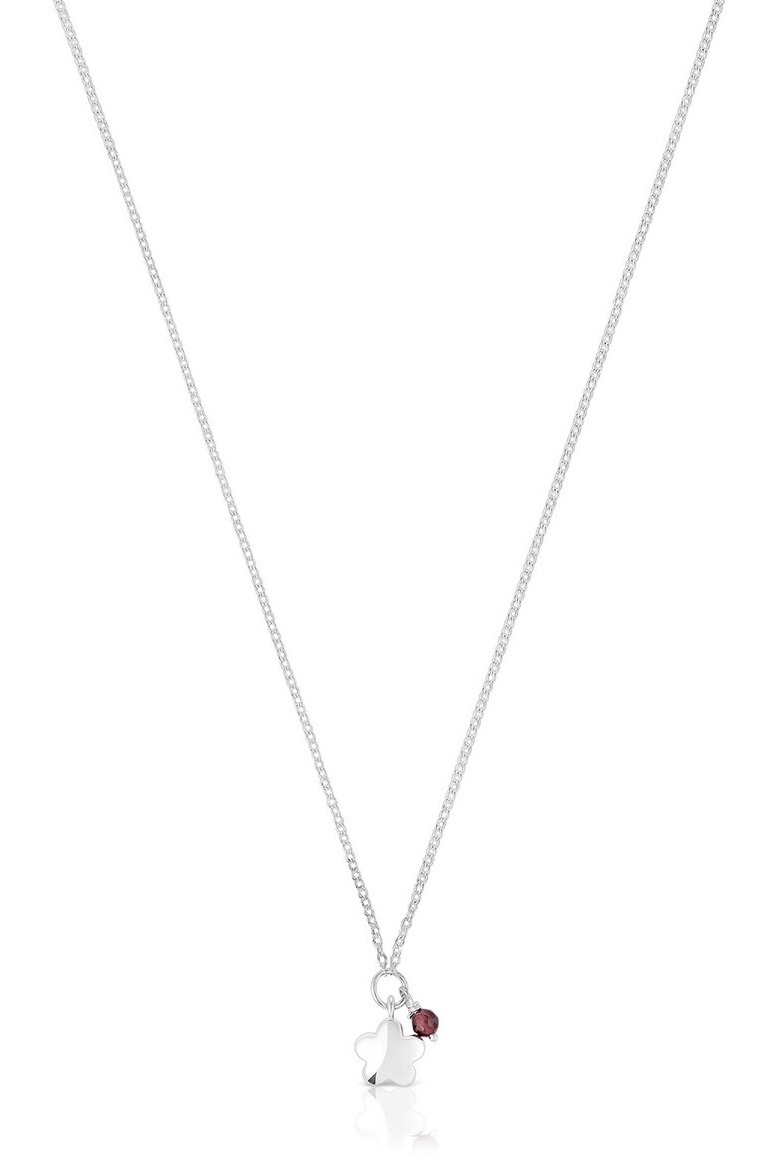 Tous Strieborný náhrdelník s rhodolitom Bold Motif 1003874600.