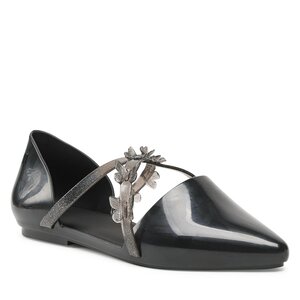 Poltopánky Melissa - Pointy Stripe Fly Ad 33638 Black AB955.